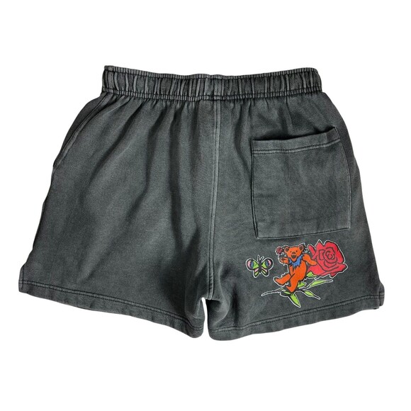 Grateful Dead Ripple Junction Fleece Sweat Shorts  Size S  Thrashed Band Merch - Picture 2 of 7